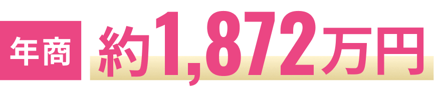 年商約1,872万円