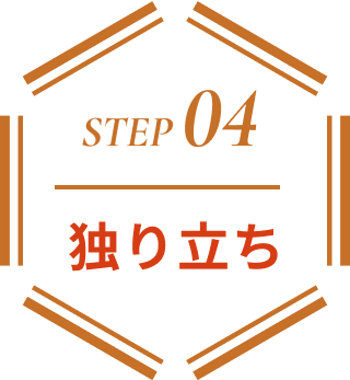 step04 独り立ち